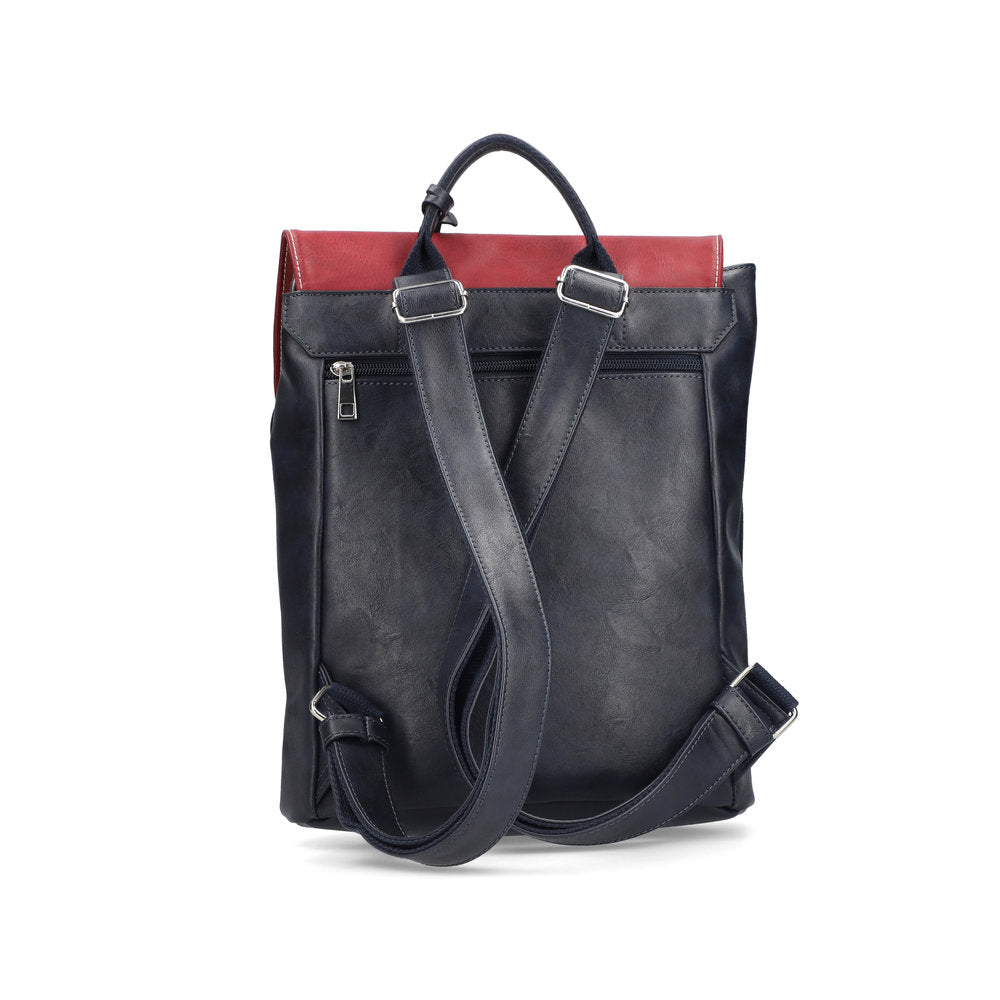 Rieker H1357-14 Navy & Wine Backpack