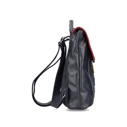 Rieker H1357-14 Navy & Wine Backpack