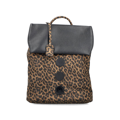 Rieker H1357-24 Leopard Brown & Black Backpack