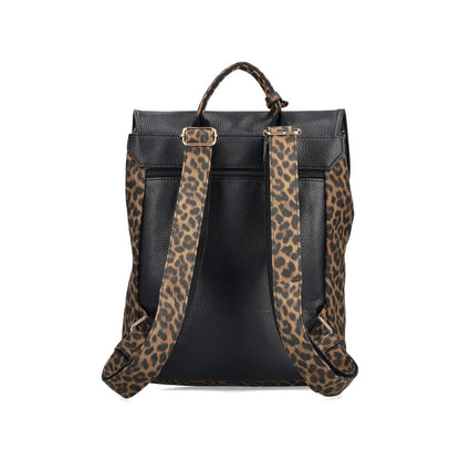 Rieker H1357-24 Leopard Brown & Black Backpack