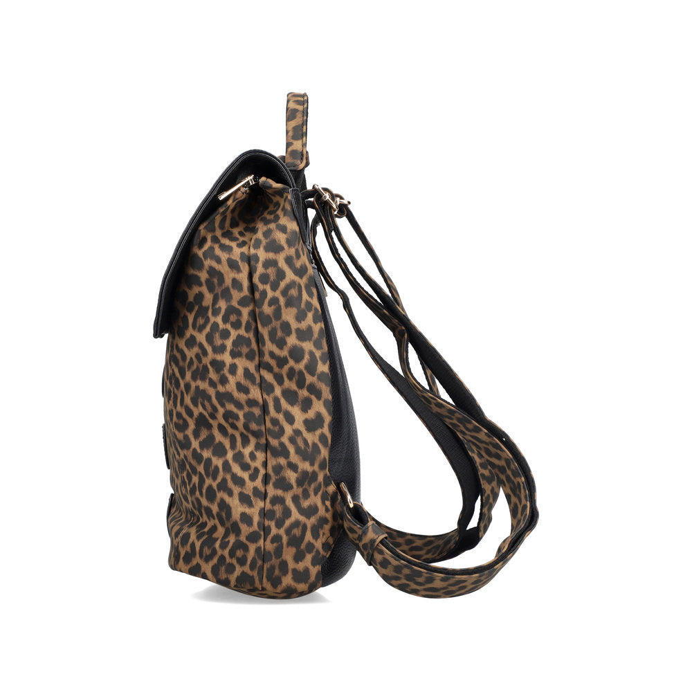 Rieker H1357-24 Leopard Brown & Black Backpack