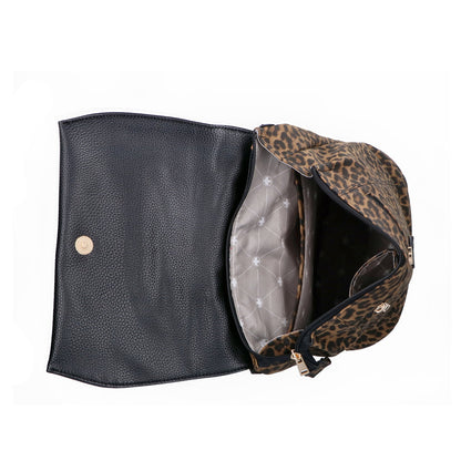 Rieker H1357-24 Leopard Brown & Black Backpack