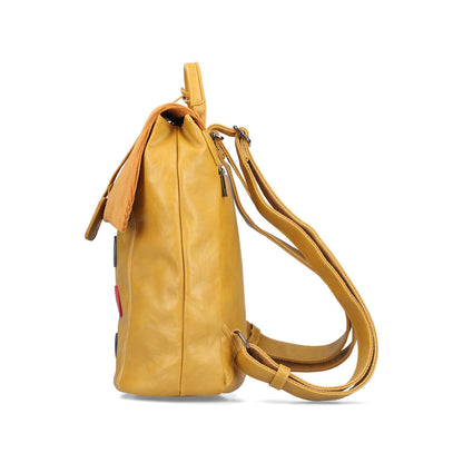 Rieker H1357-69 Ocker Mustard Backpack
