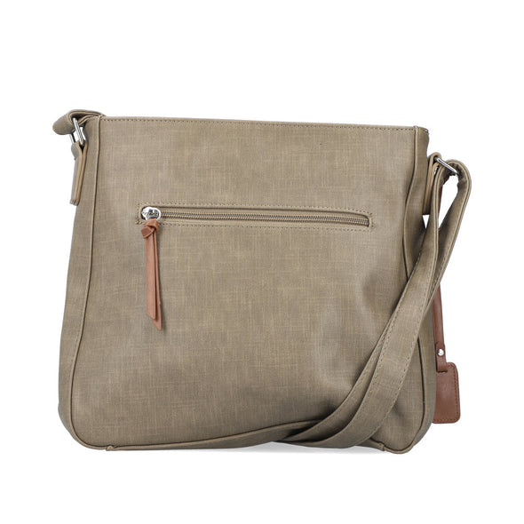 Rieker H1481-52 Khaki & Brown Combi Handbag