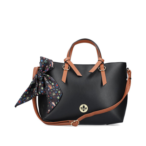 Rieker H1507-01 Black & Tan Handbag