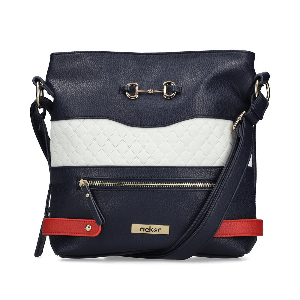 Rieker H1517-15 Navy, White & Red Handbag