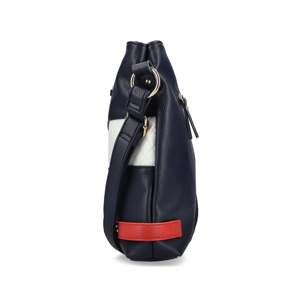 Rieker H1517-15 Navy, White & Red Handbag