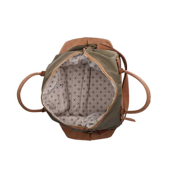 Rieker H1537-52 Khaki & Brown Combi Bag