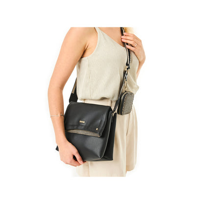 Rieker H1612-00 Black Handbag