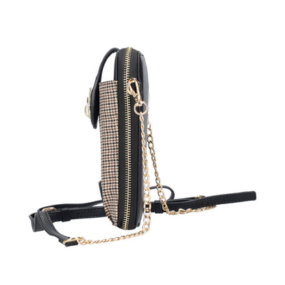 Rieker H1660-90 Beige & Black Phone Bag