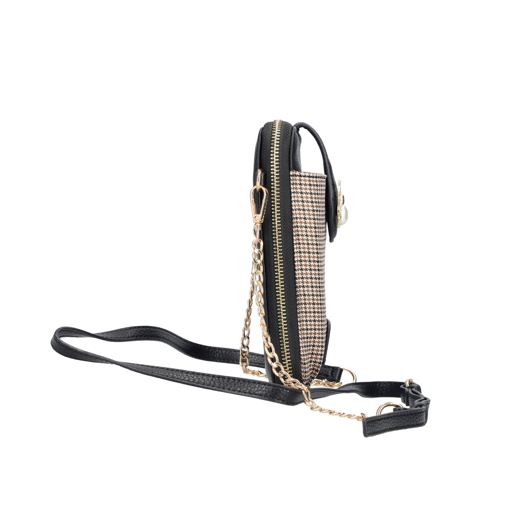Rieker H1660-90 Beige & Black Phone Bag
