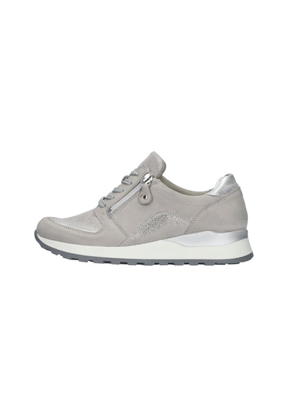 Waldlaufer H64007 409 544 Hiroko Soft H Fit Grey Sneaker with Zip
