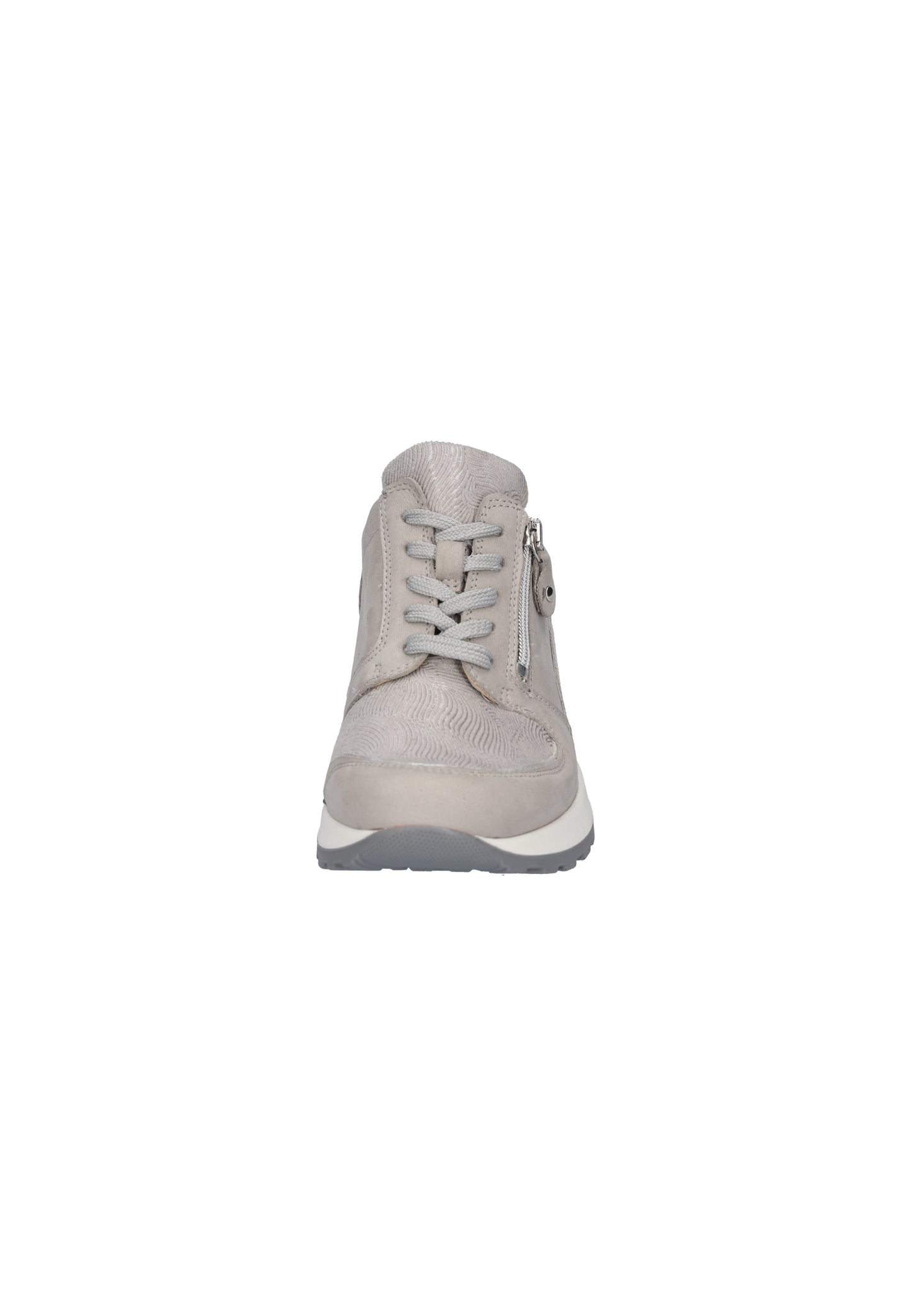 Waldlaufer H64007 409 544 Hiroko Soft H Fit Grey Sneaker with Zip