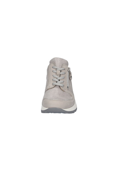 Waldlaufer H64007 409 544 Hiroko Soft H Fit Grey Sneaker with Zip
