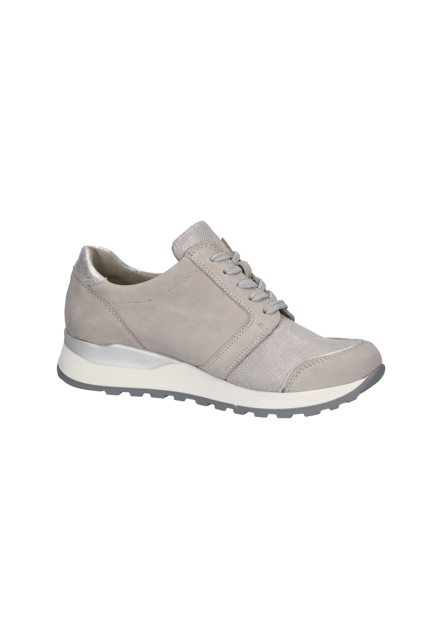 Waldlaufer H64007 409 544 Hiroko Soft H Fit Grey Sneaker with Zip