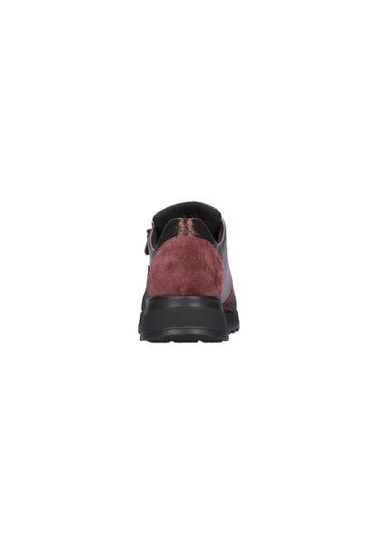 Waldlaufer H64007 604 020 Hiroko-Soft Bordo Burgundy Trainers with Zip