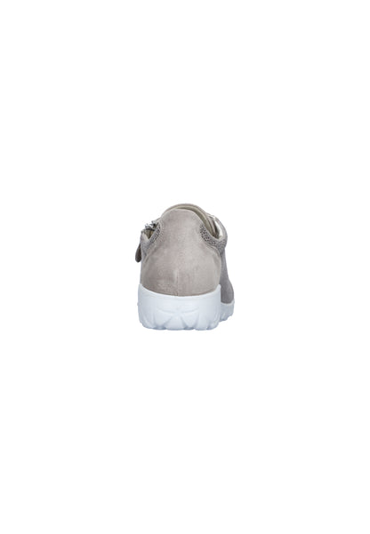 Waldlaufer H89001 233 201 Havy Soft H Fit Taupe Grey Combi Trainers with Zip