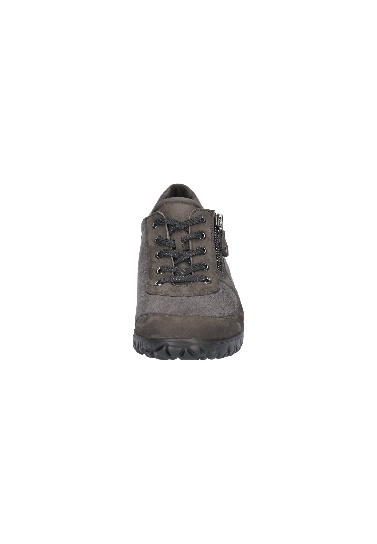 Waldlaufer H89001 242 052 Havy Soft Carbon Grey Trainers with Zip