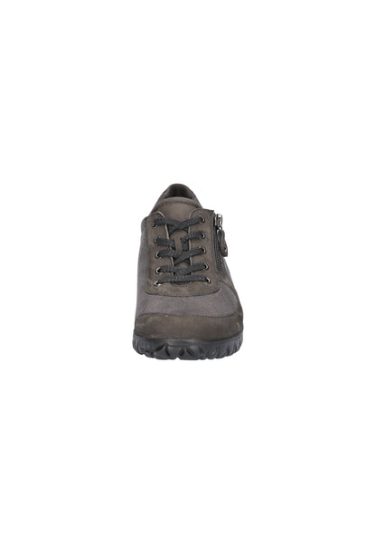Waldlaufer H89001 242 052 Havy Soft Carbon Grey Trainers with Zip