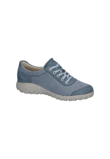 Waldlaufer H89001 242 263 Havy Soft H Fit Denim Blue Trainers with Zip