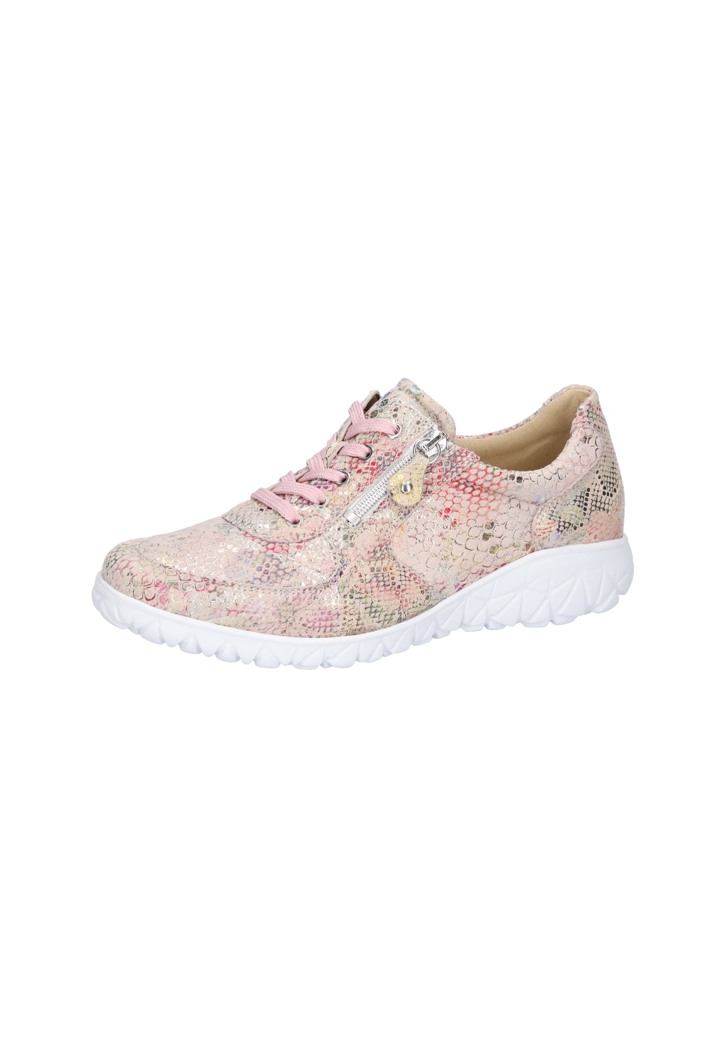 Waldlaufer H89001 243 264 Havy Soft H Fit Rosa Combi Trainers with Zip