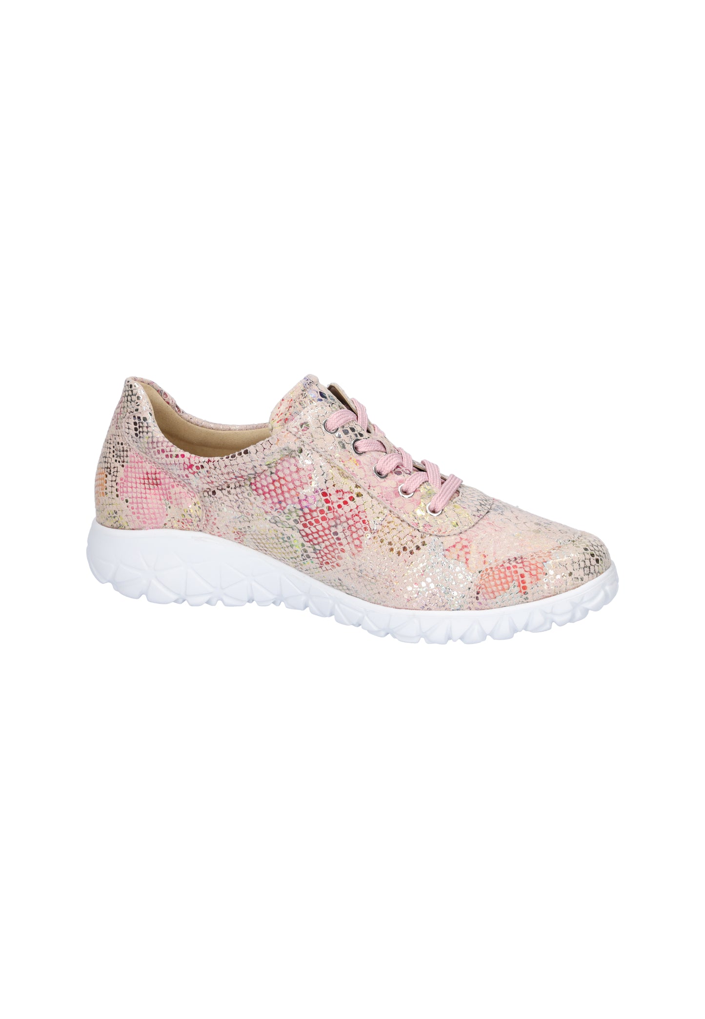 Waldlaufer H89001 243 264 Havy Soft H Fit Rosa Combi Trainers with Zip