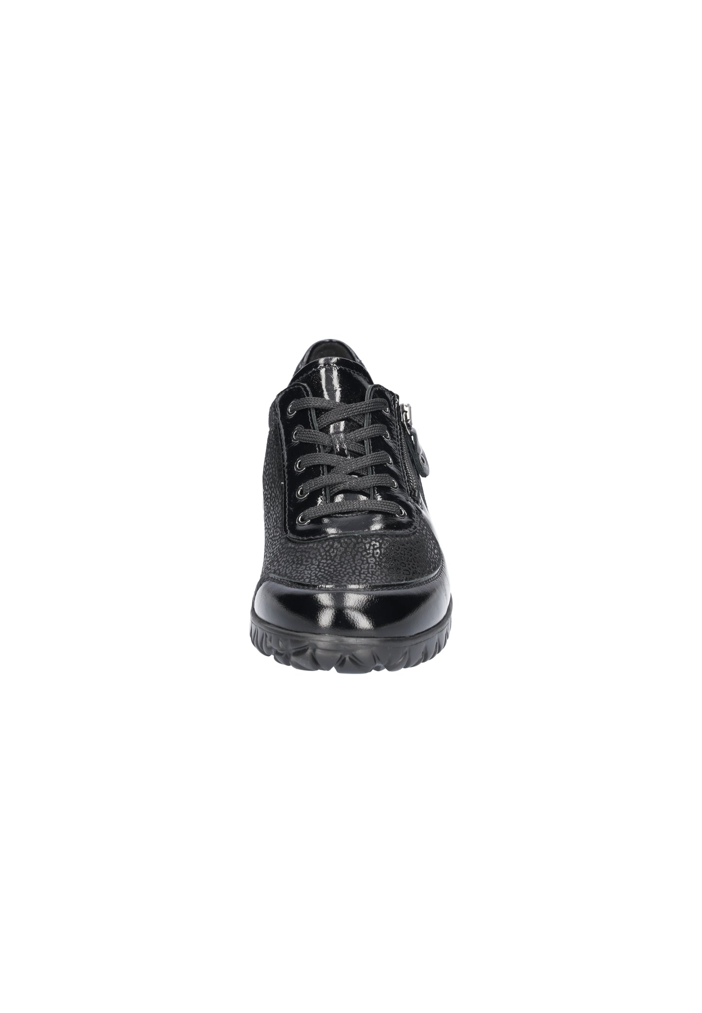 Waldlaufer H89001 254 001 Havy Soft Black Trainers with Zip
