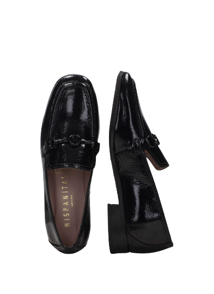 Hispanitas HI233114 Kenia Black Slip On Loafers