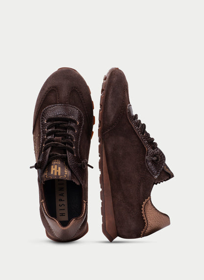 Hispanitas HI264964 Espresso & Honey Trainers