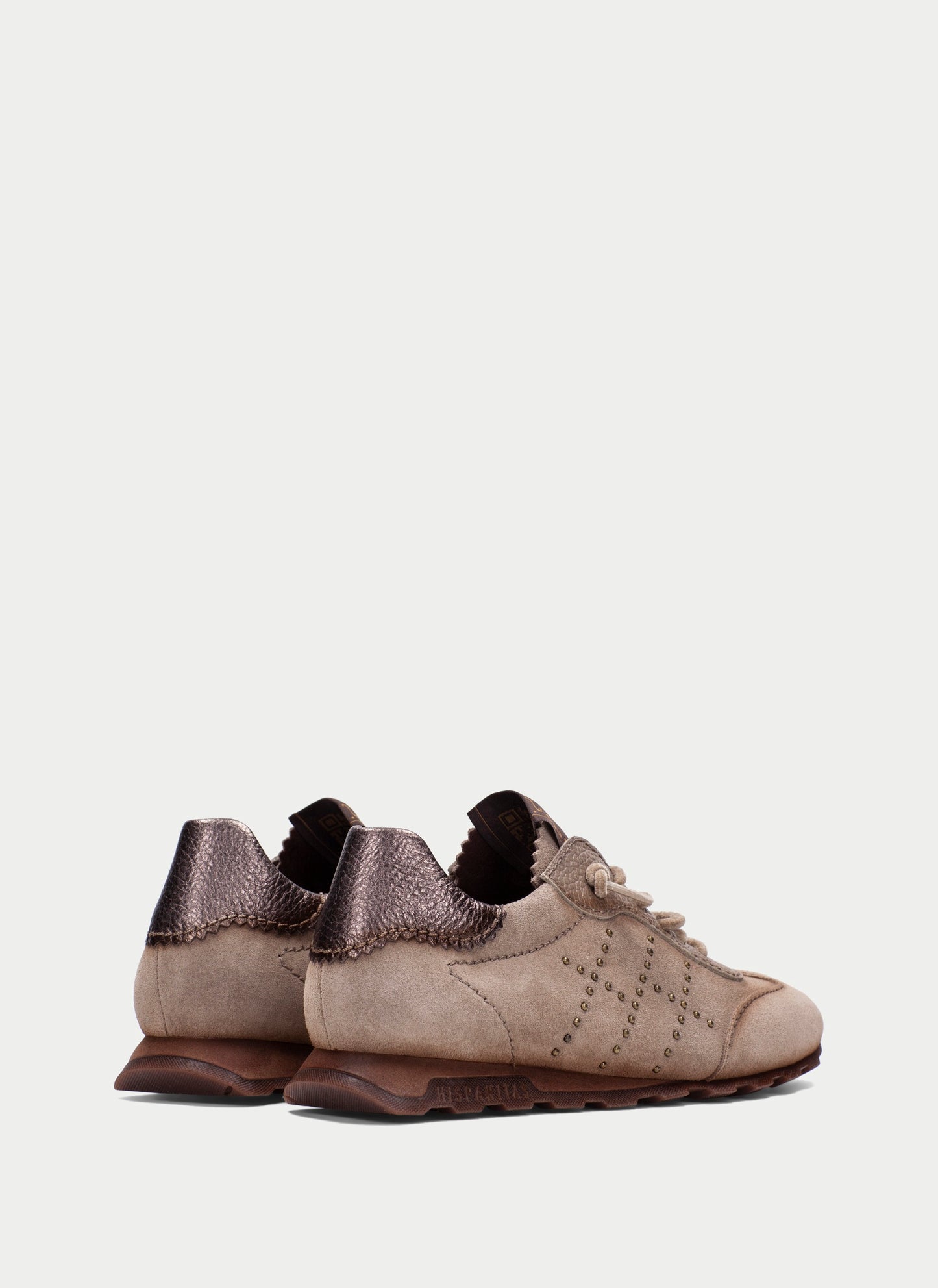Hispanitas HI264964 Castoro Taupe, Gold & Bronze Trainers