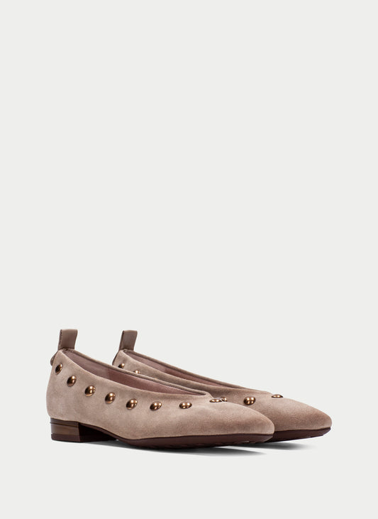 Hispanitas HI265058 Castoro Taupe Slip On Pumps