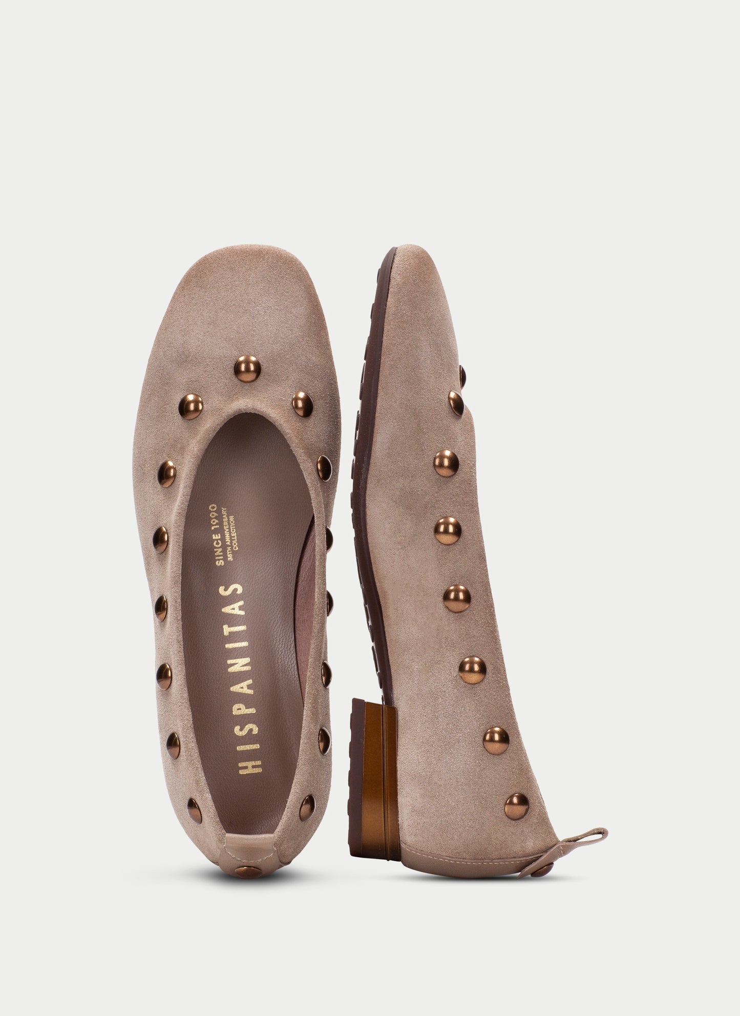 Hispanitas HI265058 Castoro Taupe Slip On Pumps