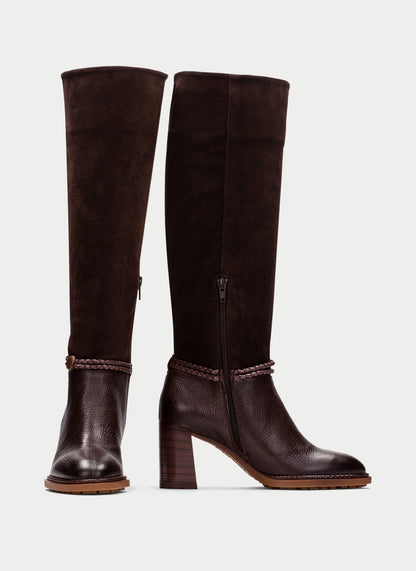 Hispanitas HI265079 Espresso Brown Long Boots