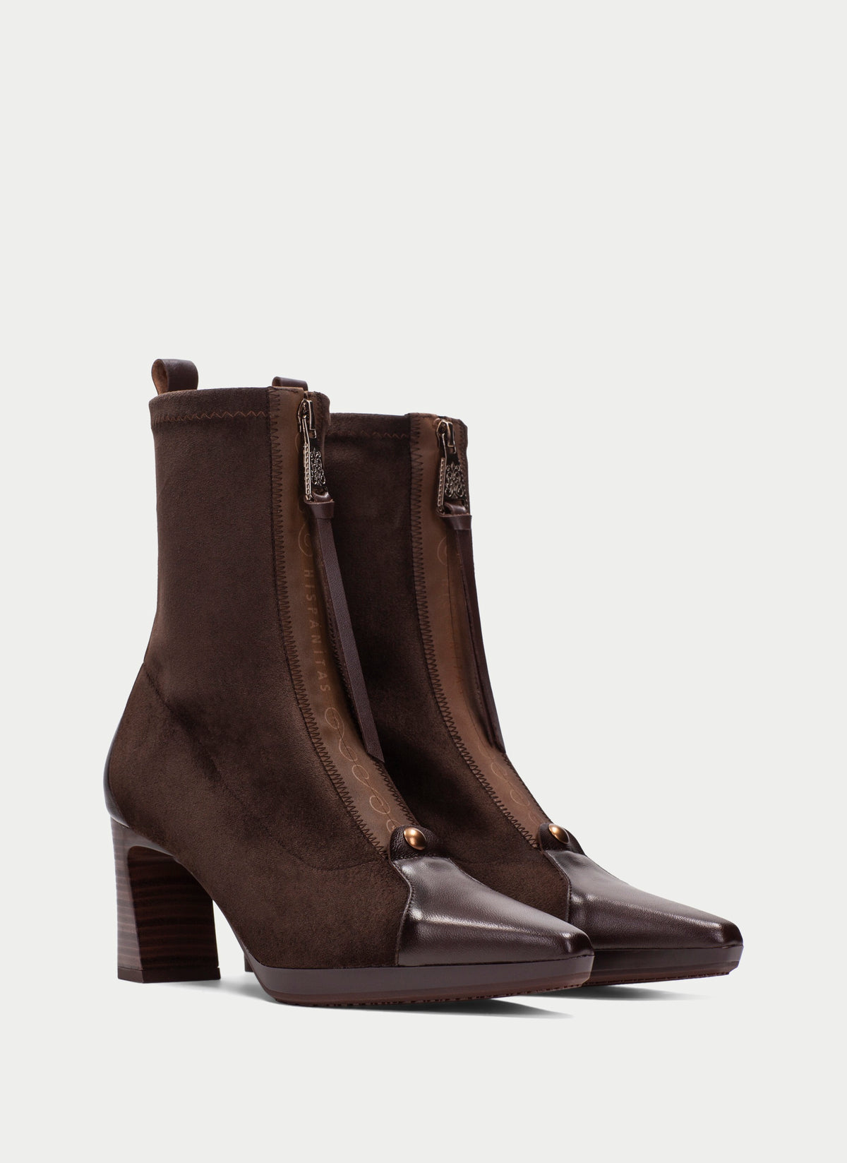 Hispanitas HI265085 Espresso Brown Heel Boots