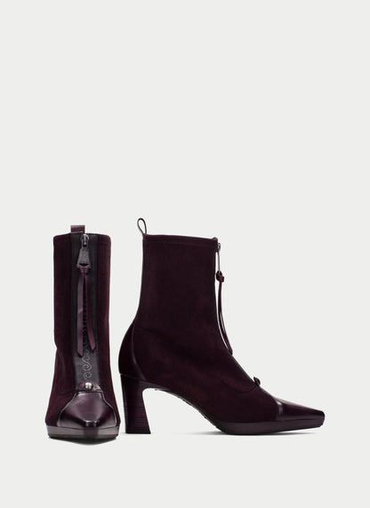 Hispanitas HI265085 Bordo Burgundy Heel Boots