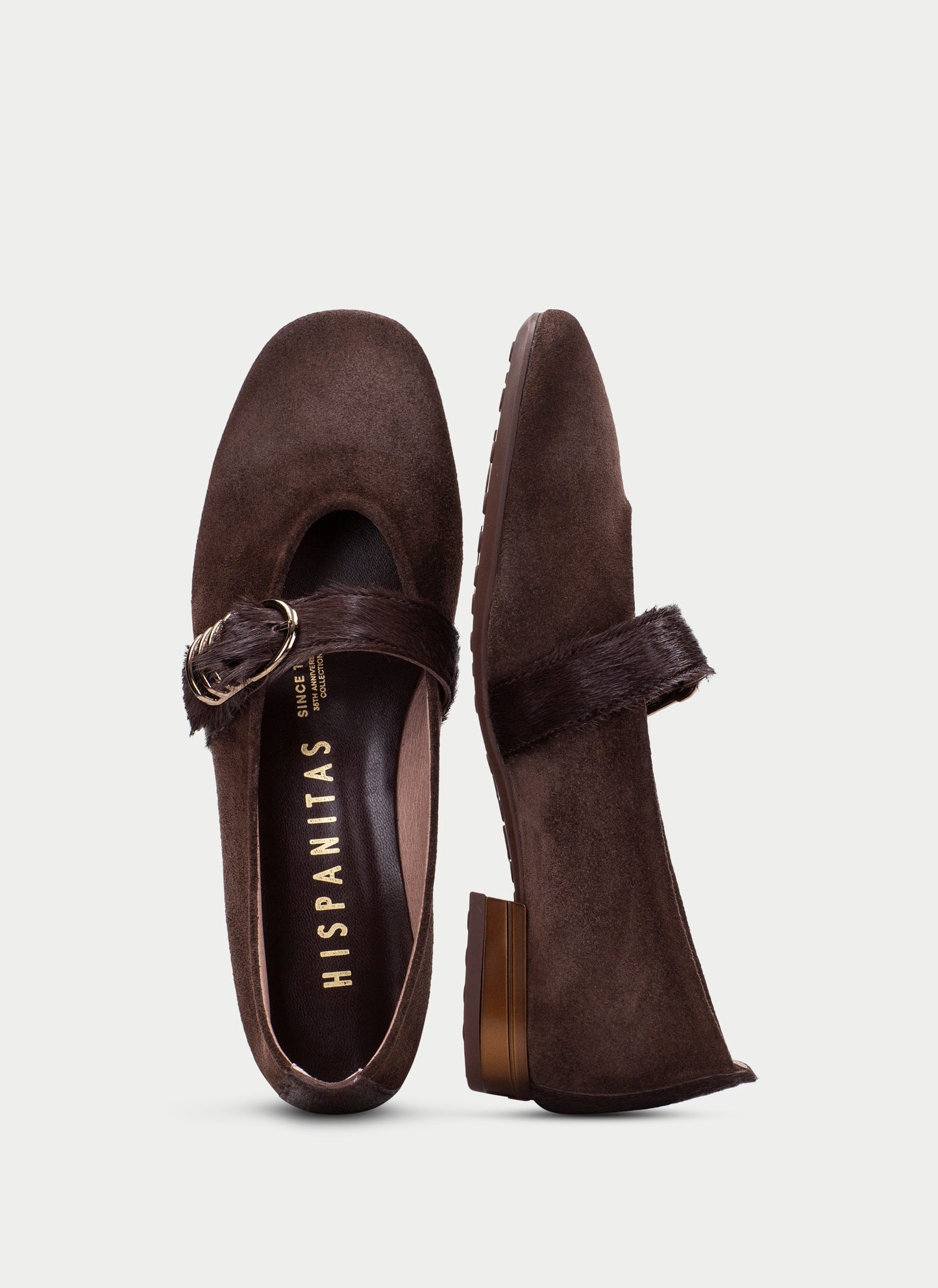 Hispanitas HI265098 Espresso Mary Jane Shoes