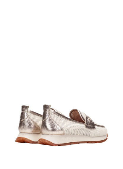 Hispanitas HV254043 Latte Cream & Gold Slip On Shoes