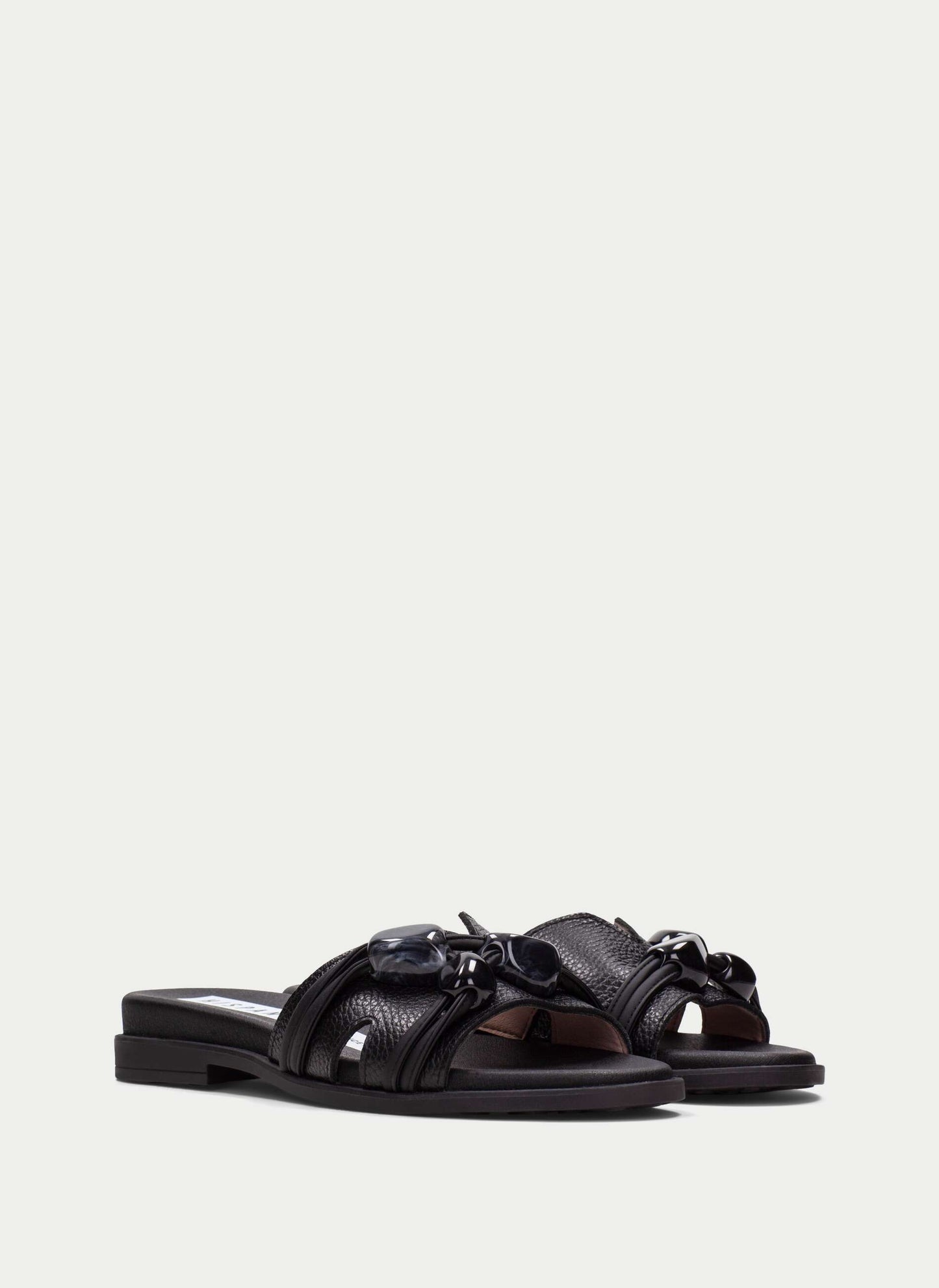 Hispanitas HV264683 Black Slip On Sandals