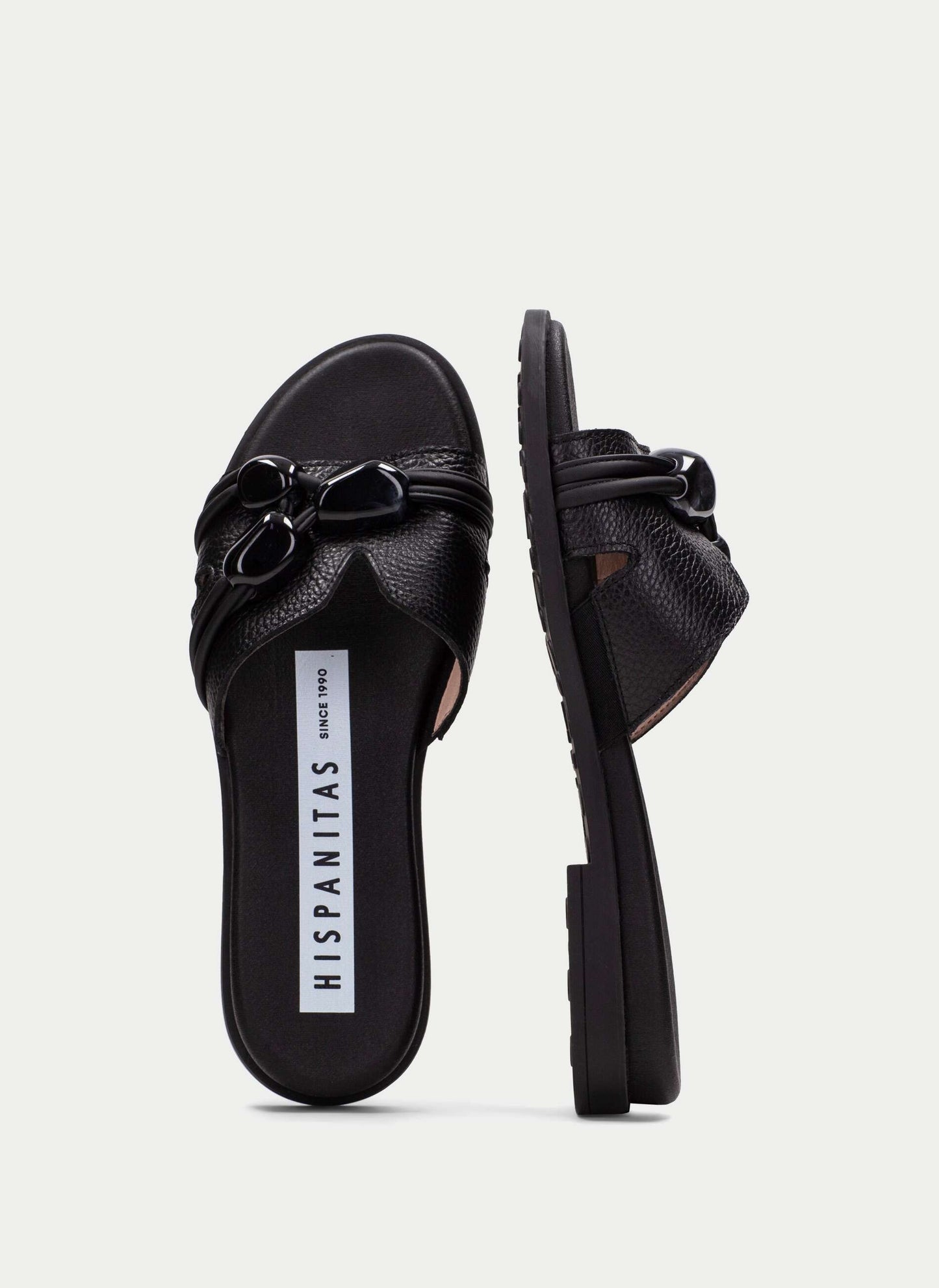 Hispanitas HV264683 Black Slip On Sandals