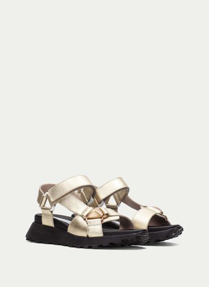 Hispanitas HV264807 Platino Gold Sandals