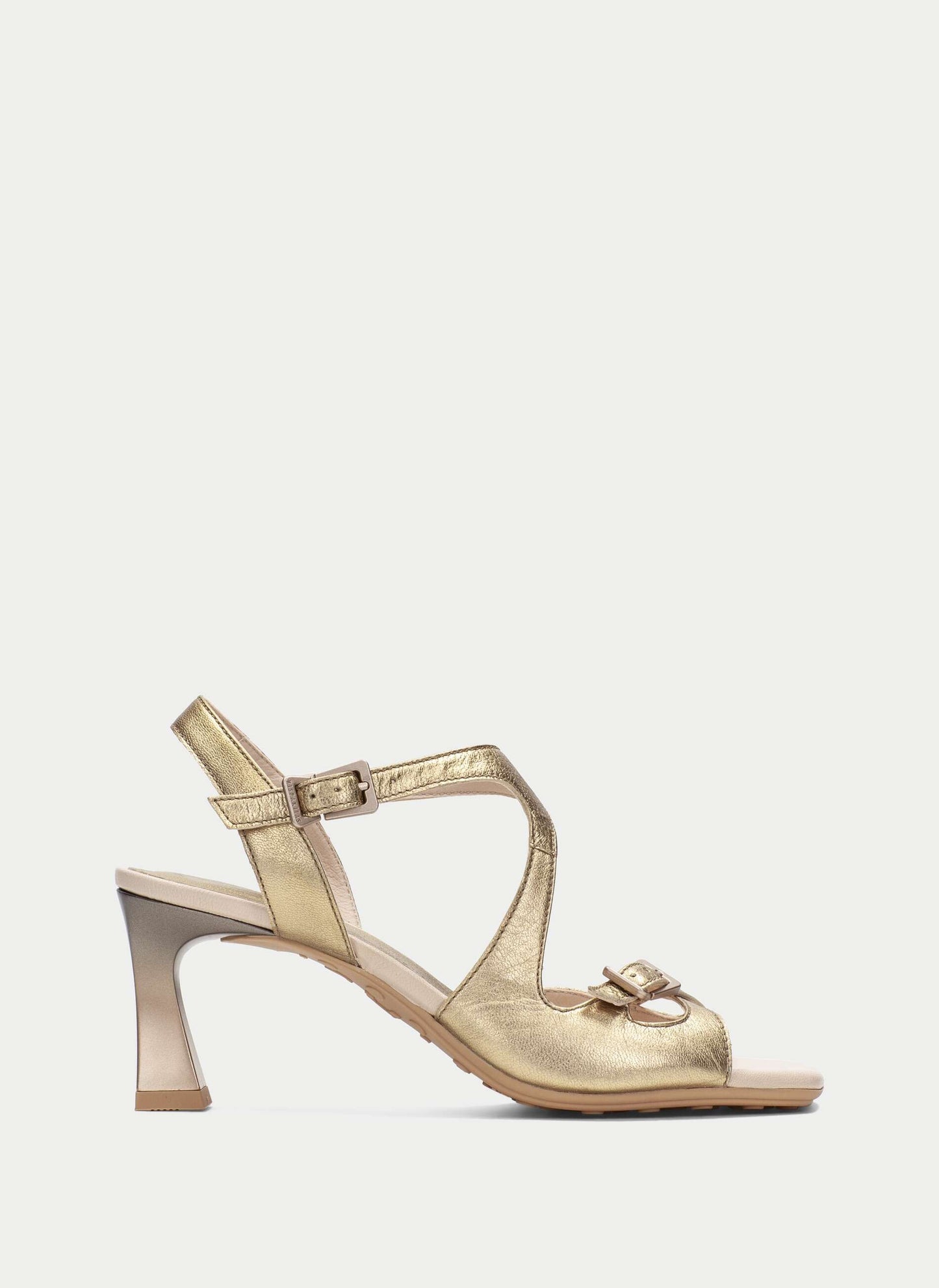 Hispanitas HV264814 Platino Gold Heeled Sandals
