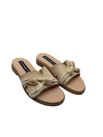 Hispanitas HV264683 Beige With Stones Slip On Sandals