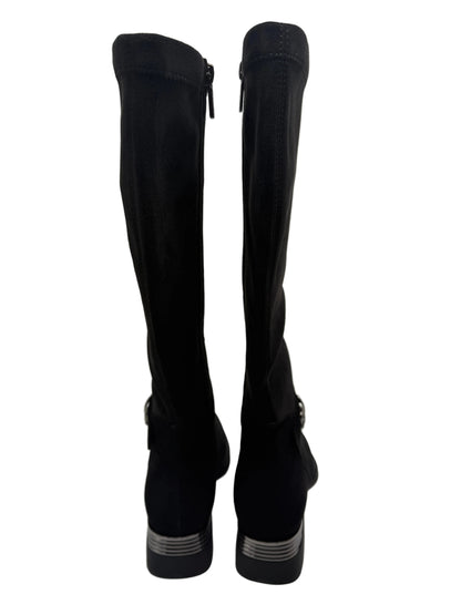 Loretta Vitale C38165 Black Suede Knee Boots