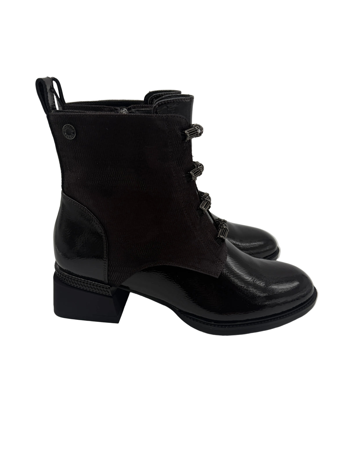 Loretta Vitale C38132 Chocolate Patent Boots