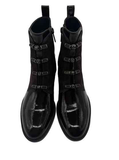 Loretta Vitale C38132 Chocolate Patent Boots