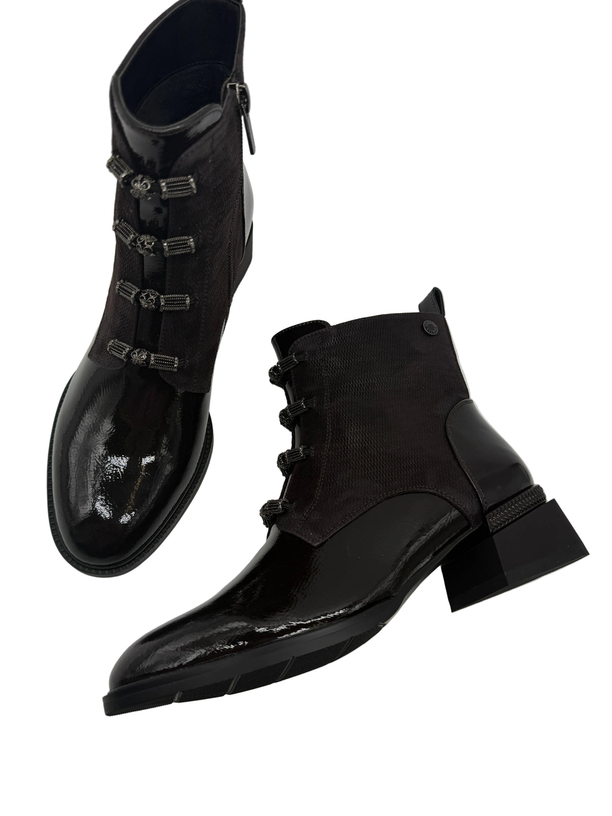 Loretta Vitale C38132 Chocolate Patent Boots