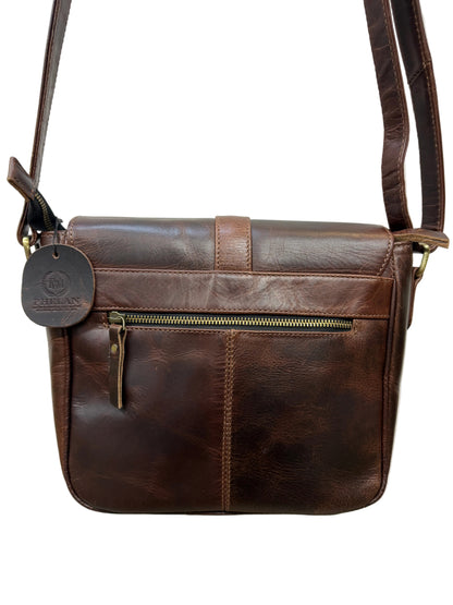 TWM TWM252 Dark Brown DW Leather Ladies Bag