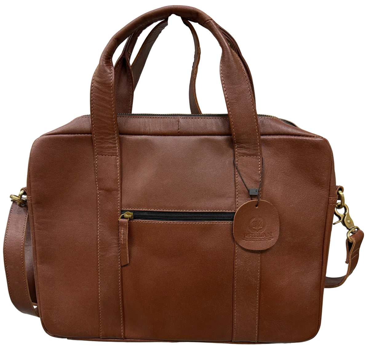 TWM TWM313 Brown Leather Portfolio Bag