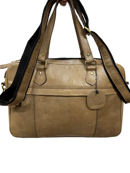 TWM TWM720 Taupe Leather Portfolio Bag