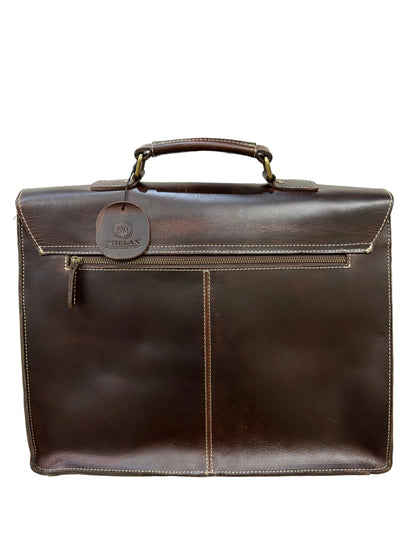 TWM TWM213 Dark Brown DW Leather Portfolio Bag